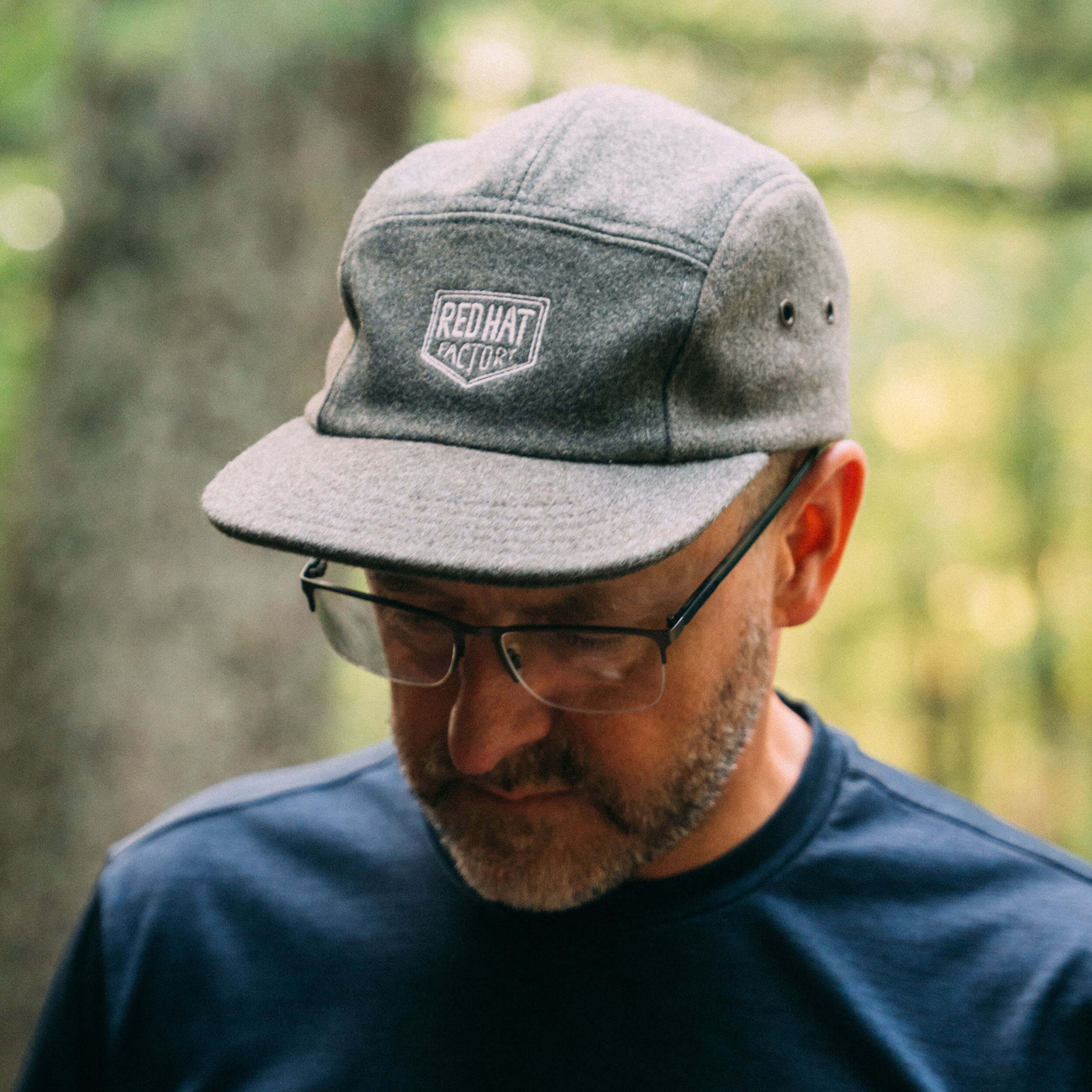 Handcrafted Wool Caps Made from Swedish WWII Uniforms – Red Hat