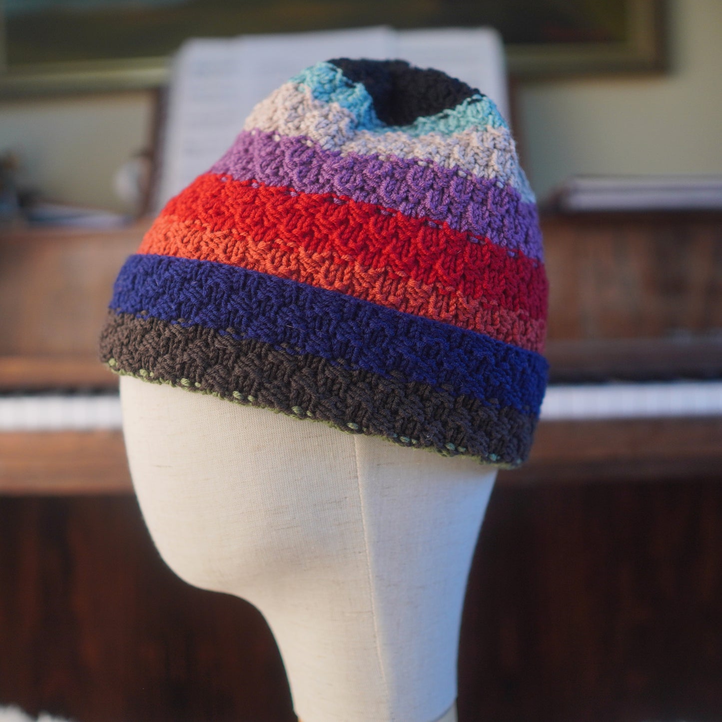 The Eastfold Reknit – Norwegian Merino Wool Beanie, Unique Colorway