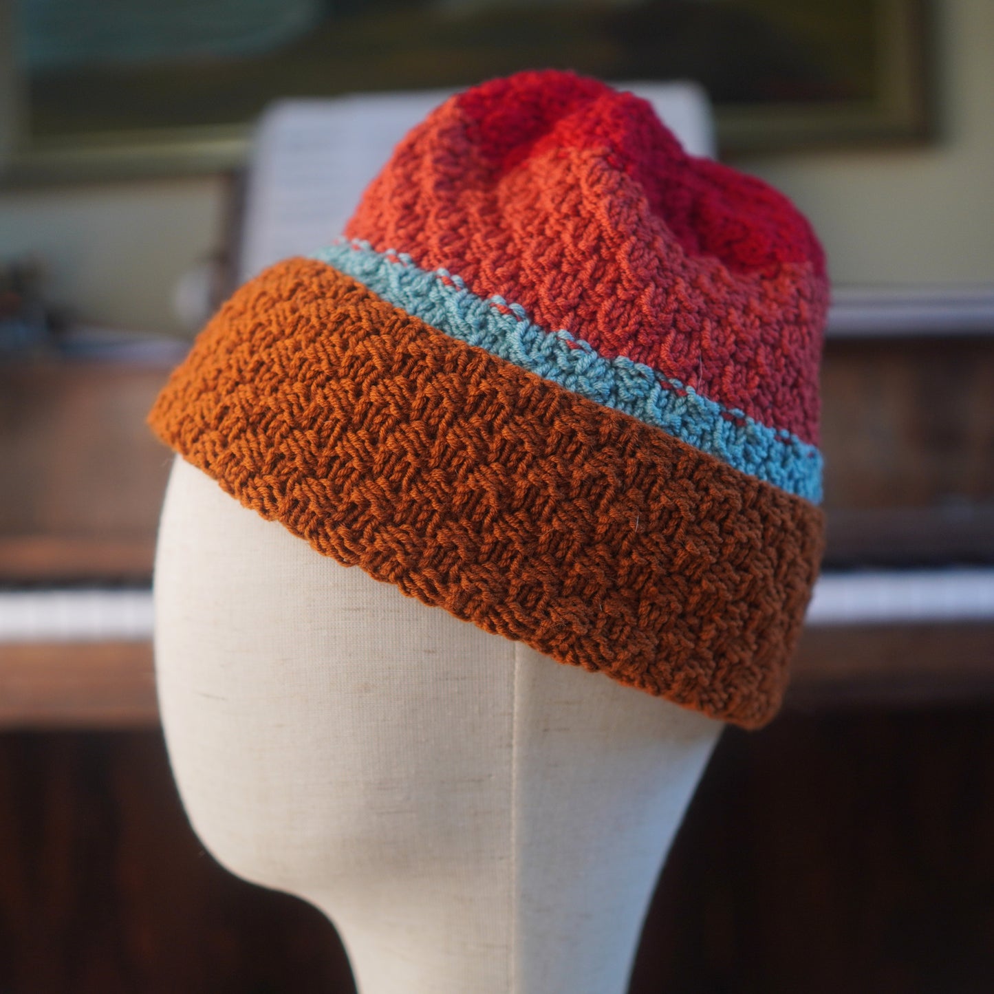 The Eastfold Reknit – Norwegian Merino Wool Beanie, Unique Colorway