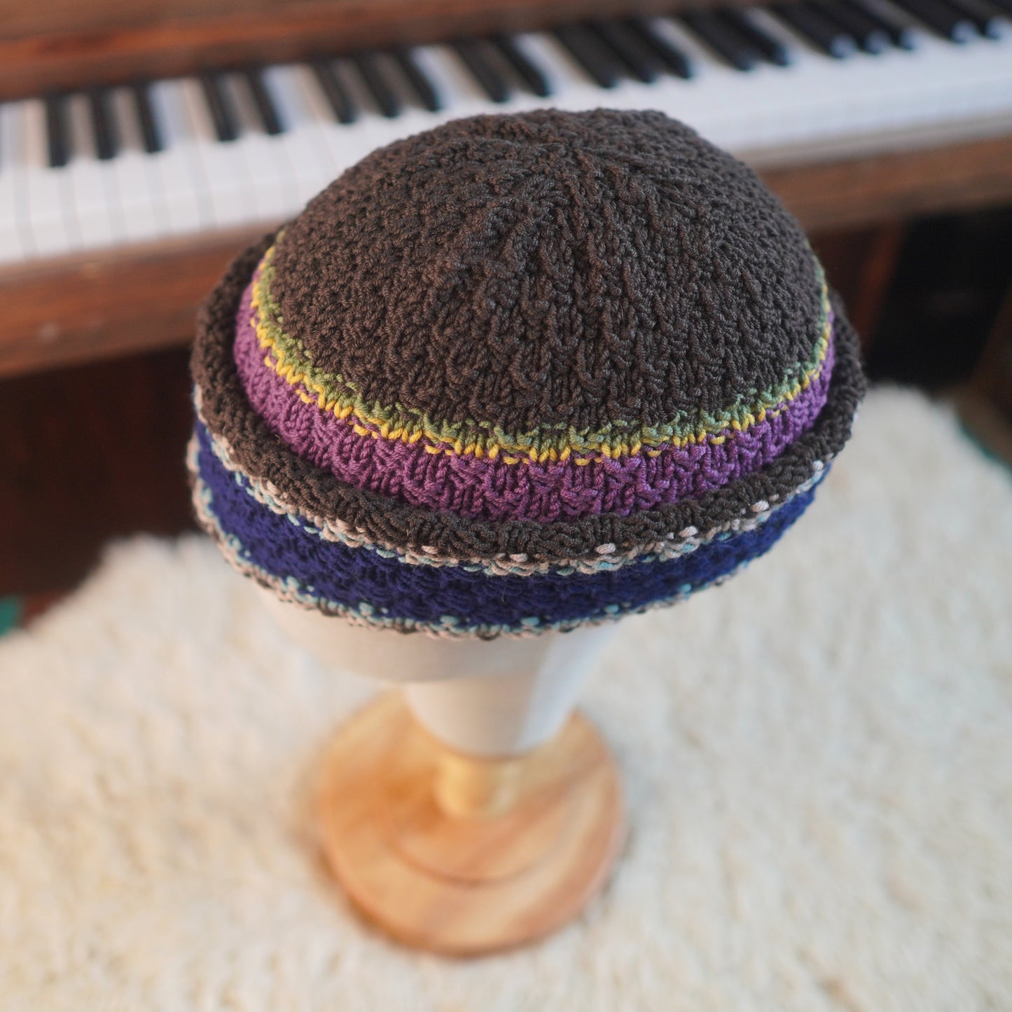 The Eastfold Reknit – Norwegian Merino Wool Beanie, Unique Colorway
