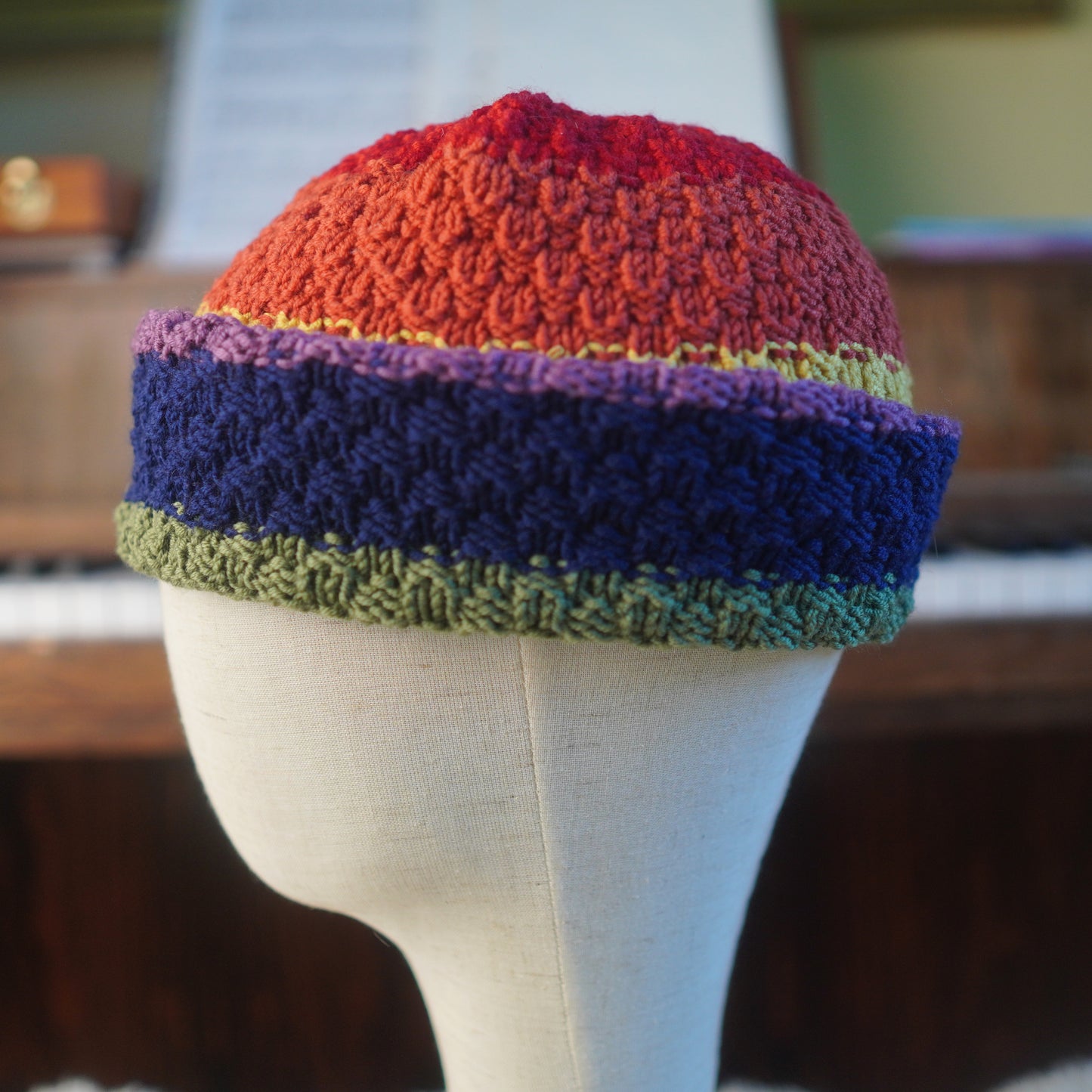 The Eastfold Reknit – Norwegian Merino Wool Beanie, Unique Colorway