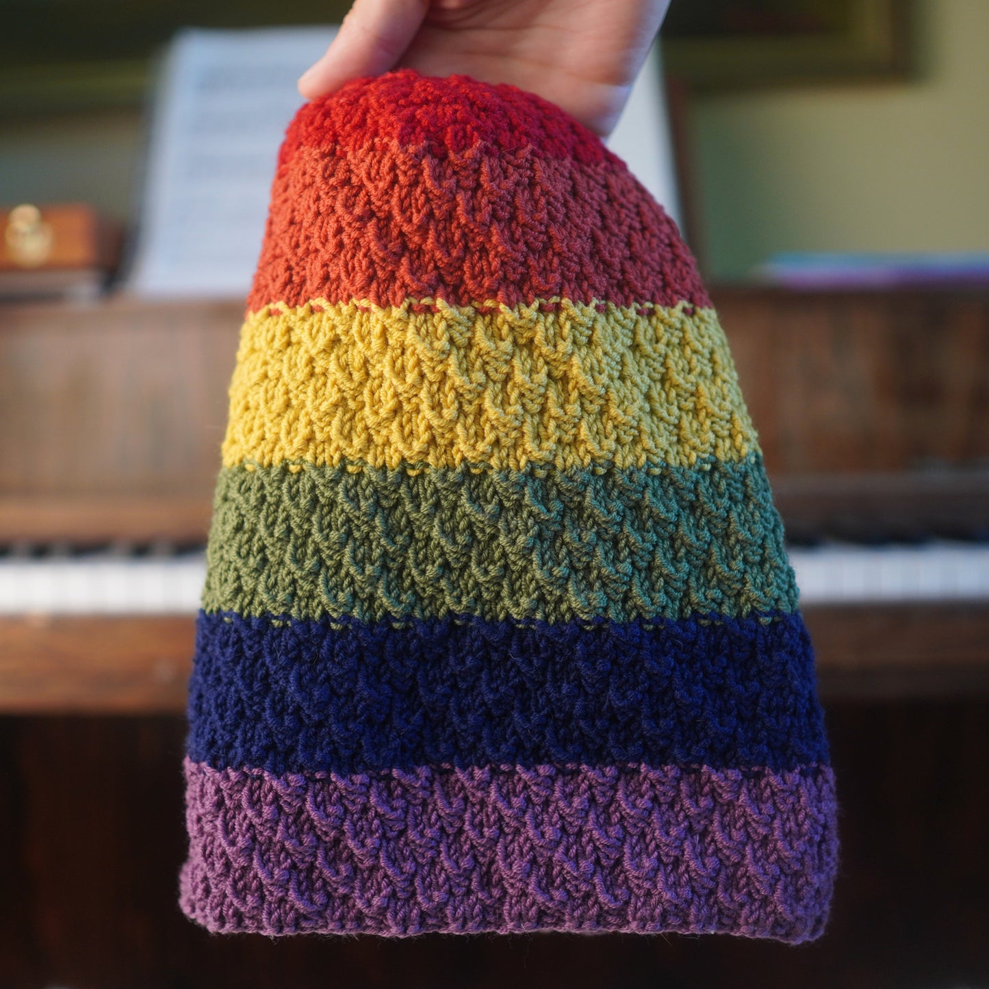 The Eastfold Reknit – Norwegian Merino Wool Beanie, Unique Colorway