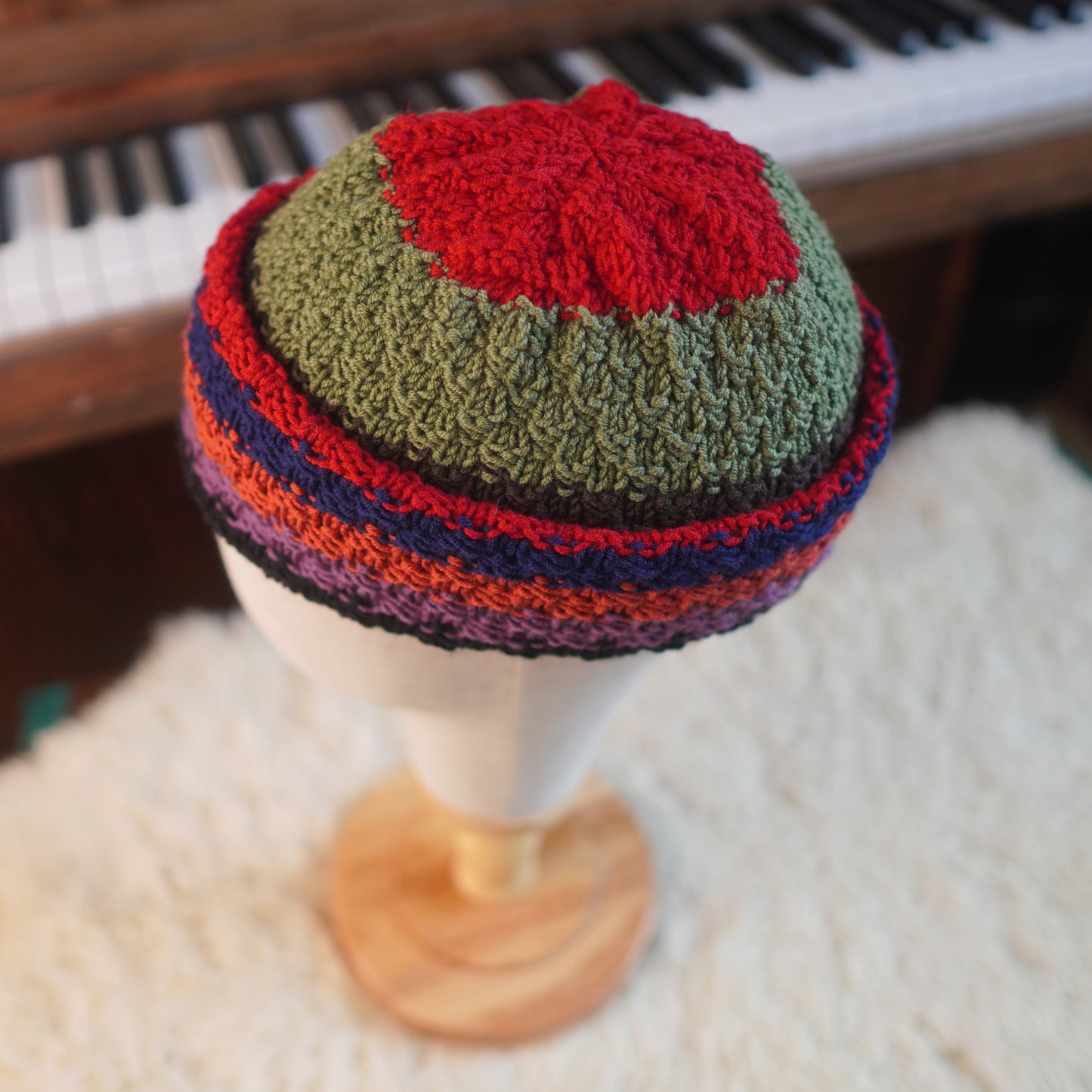 The Eastfold Reknit – Norwegian Merino Wool Beanie, Unique Colorway
