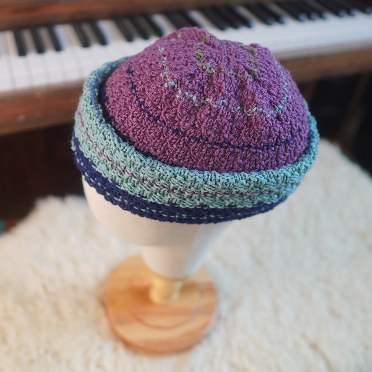 The Eastfold Reknit – Norwegian Merino Wool Beanie, Unique Colorway