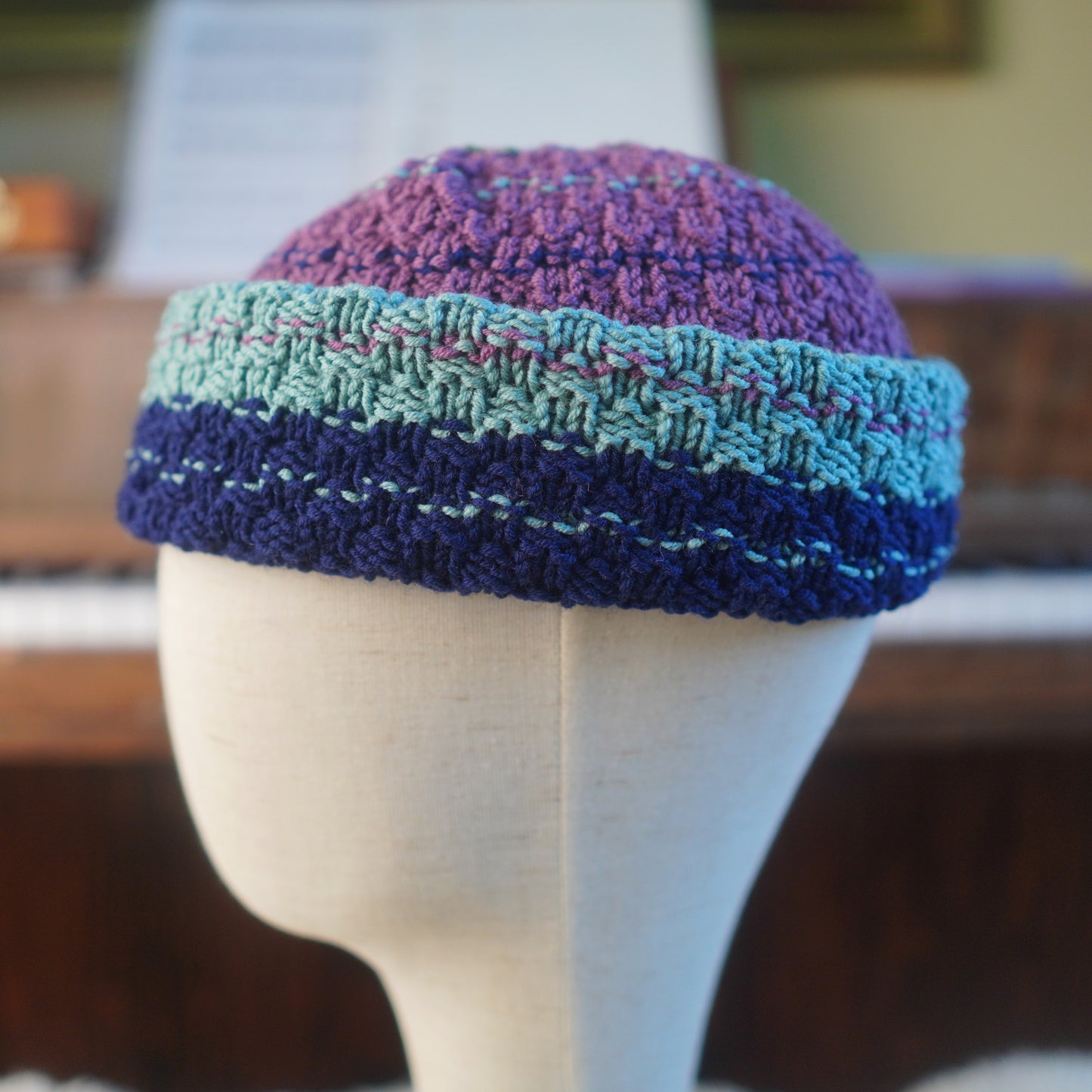 The Eastfold Reknit – Norwegian Merino Wool Beanie, Unique Colorway