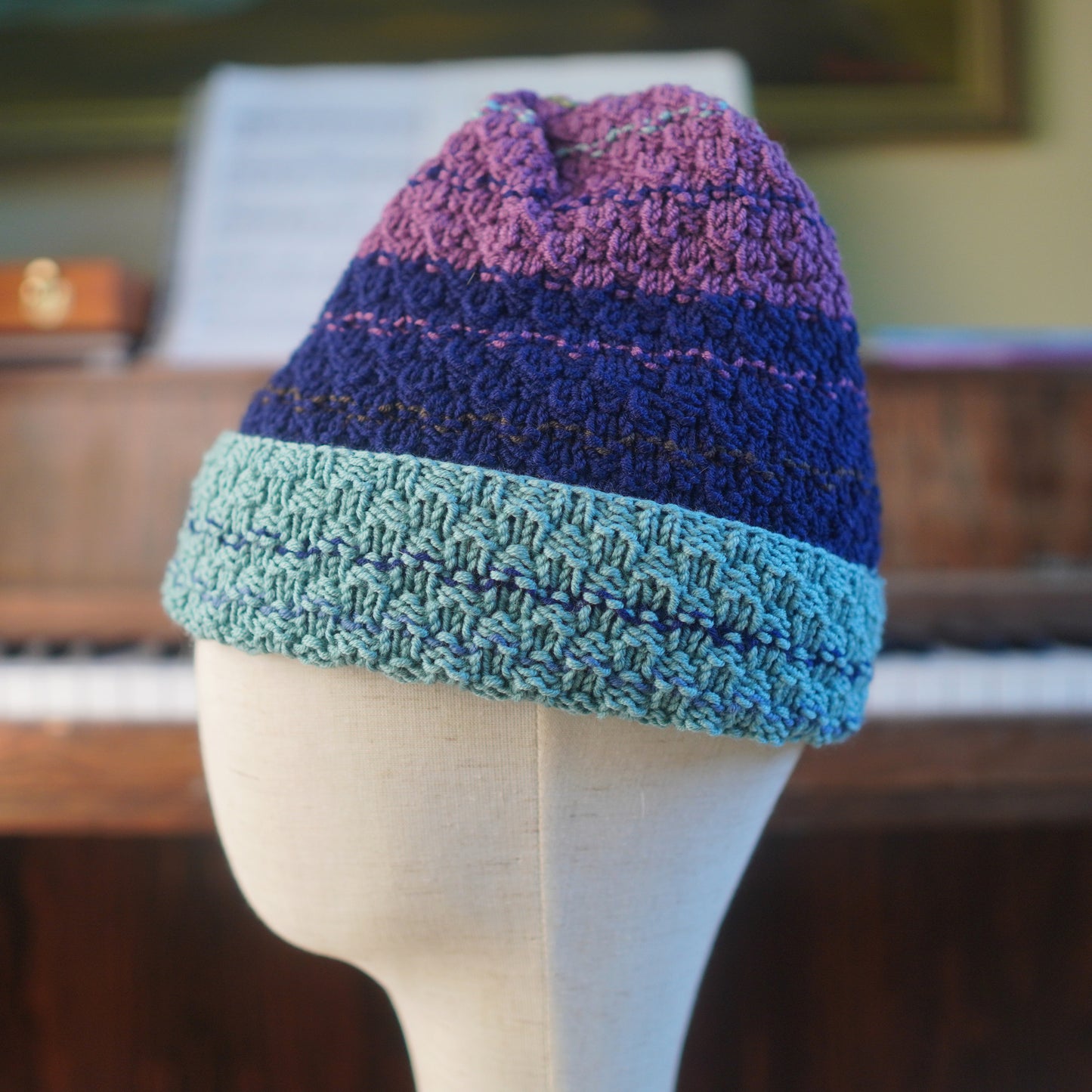 The Eastfold Reknit – Norwegian Merino Wool Beanie, Unique Colorway
