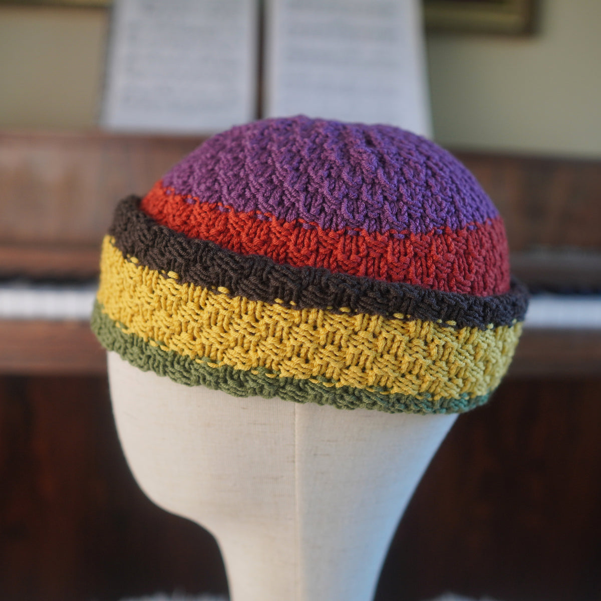 The Eastfold Reknit – Norwegian Merino Wool Beanie, Unique Colorway
