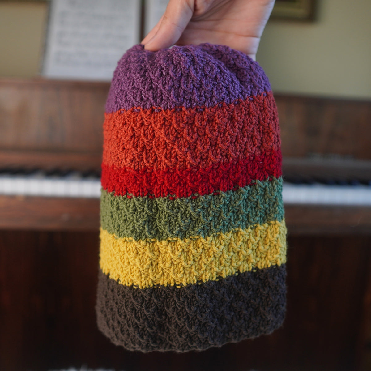 The Eastfold Reknit – Norwegian Merino Wool Beanie, Unique Colorway