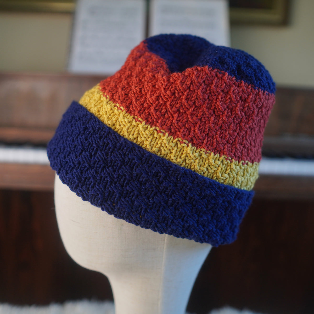 The Eastfold Reknit – Norwegian Merino Wool Beanie, Unique Colorway