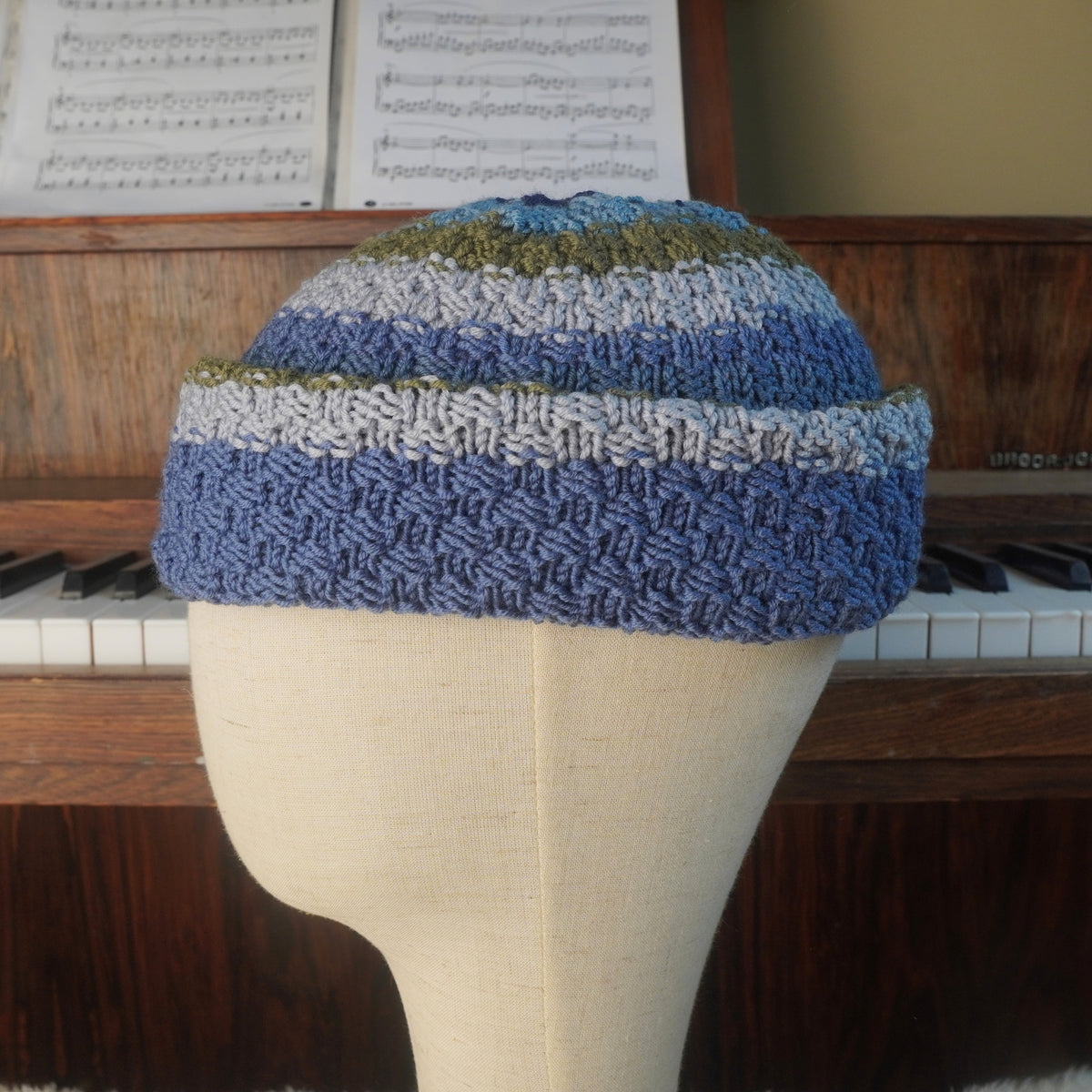 The Eastfold Reknit – Norwegian Merino Wool Beanie, Unique Colorway