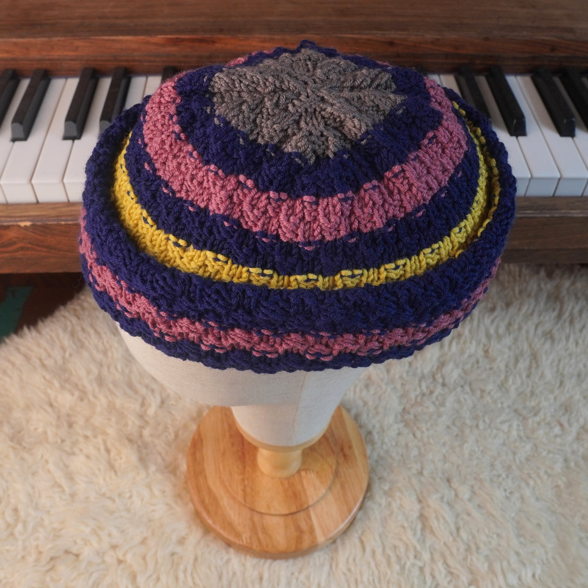 The Eastfold Reknit – Norwegian Merino Wool Beanie, Unique Colorway