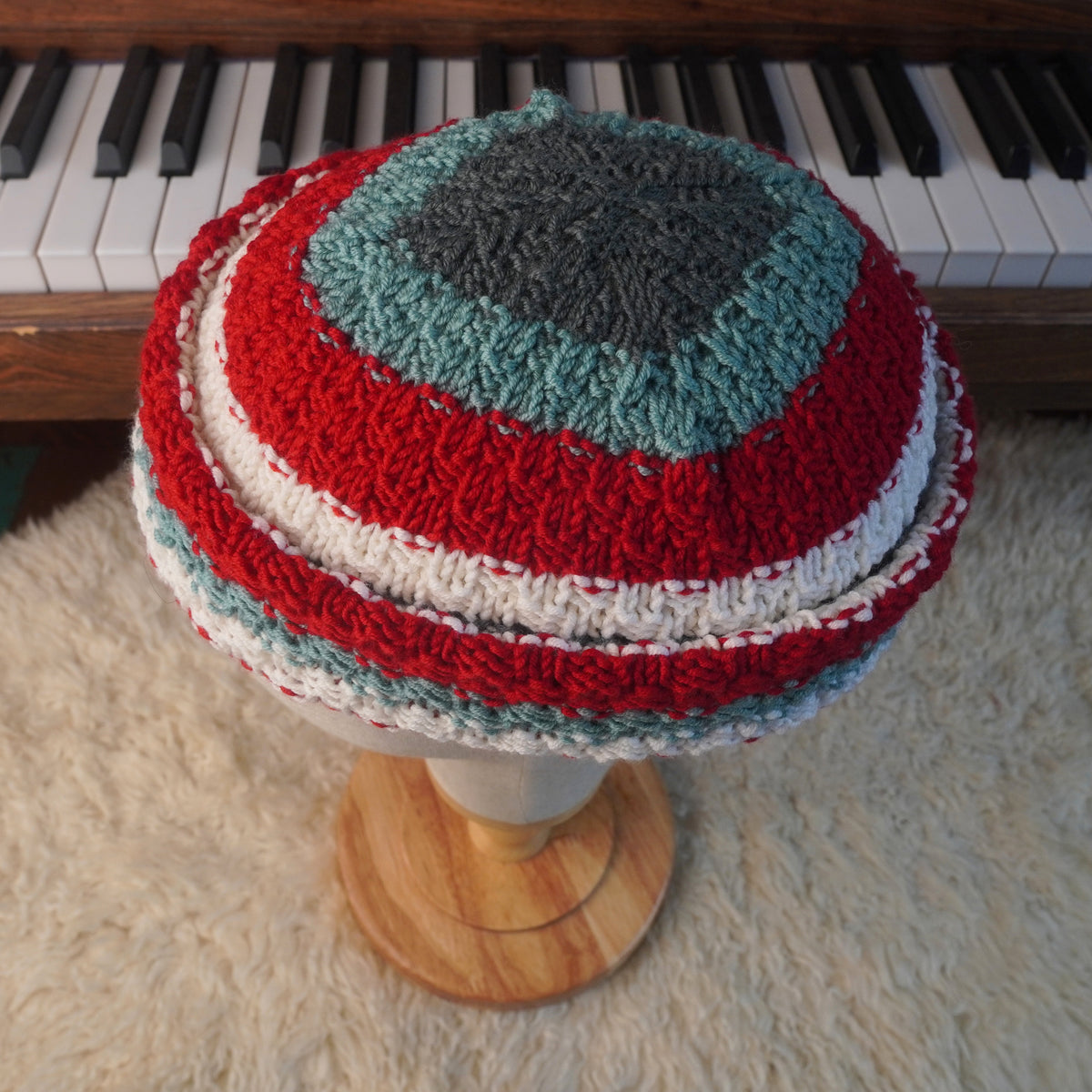 The Eastfold Reknit – Norwegian Merino Wool Beanie, Unique Colorway