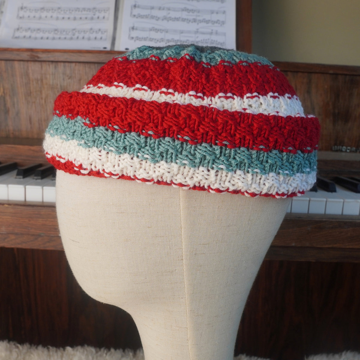 The Eastfold Reknit – Norwegian Merino Wool Beanie, Unique Colorway