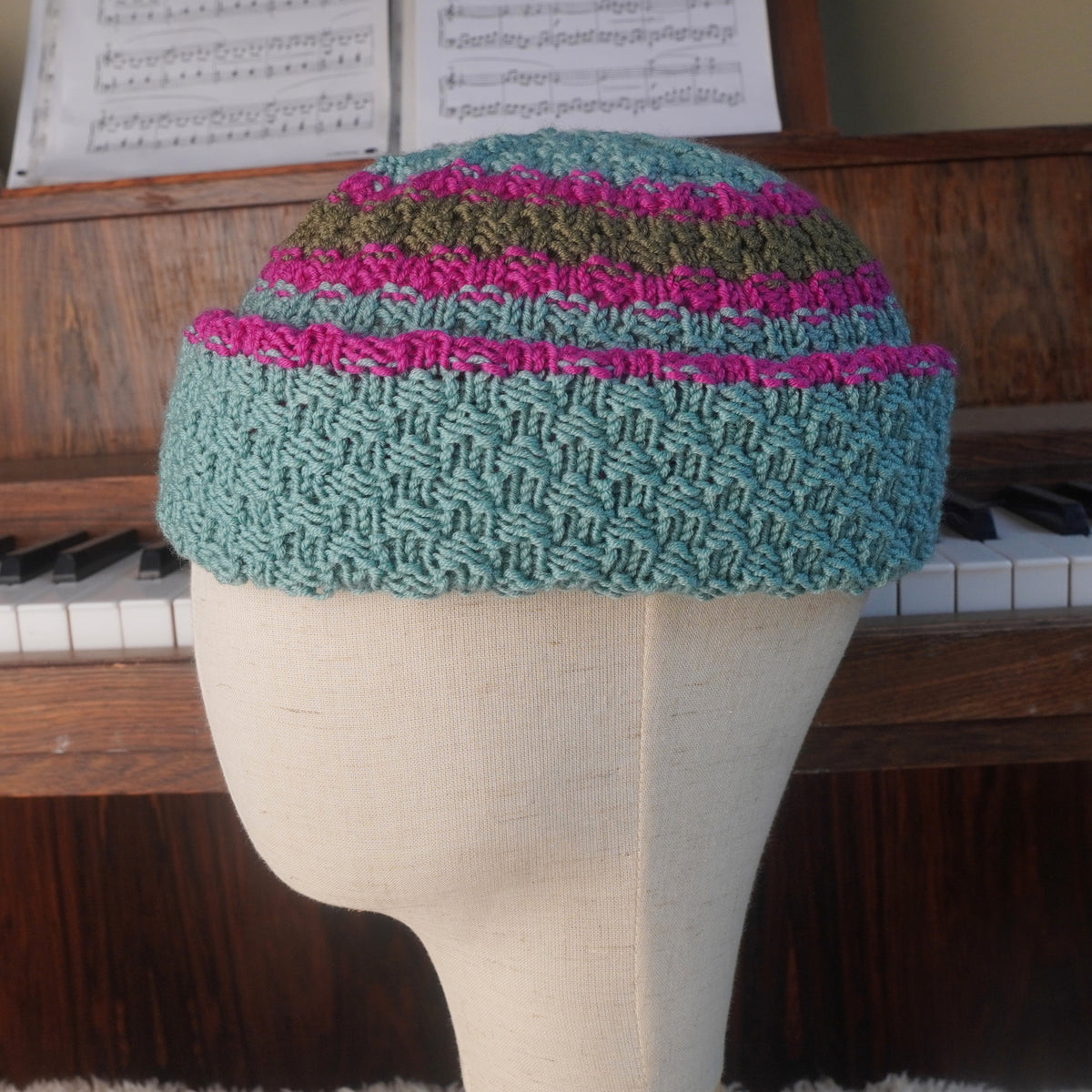 The Eastfold Reknit – Norwegian Merino Wool Beanie, Unique Colorway