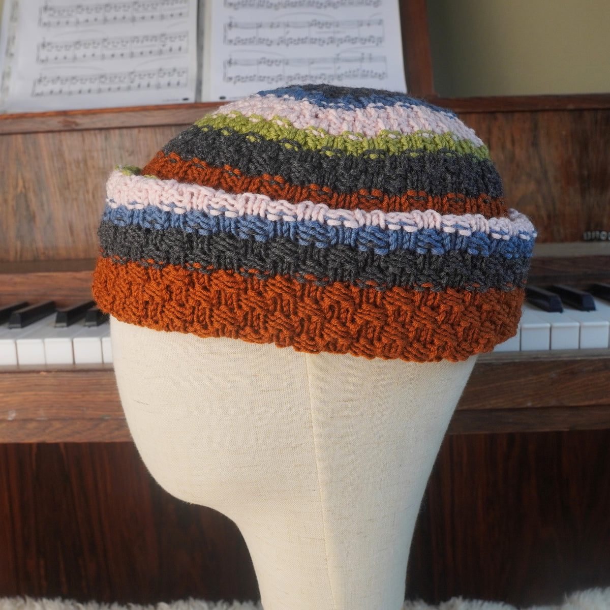 The Eastfold Reknit – Norwegian Merino Wool Beanie, Unique Colorway