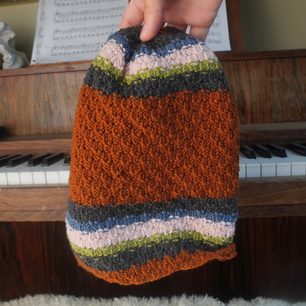 The Eastfold Reknit – Norwegian Merino Wool Beanie, Unique Colorway