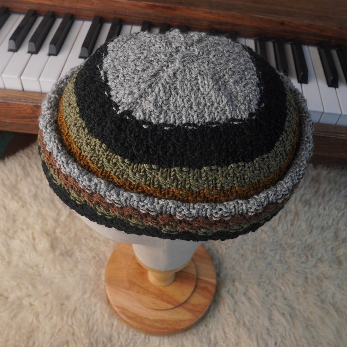 The Eastfold Reknit – Norwegian Merino Wool Beanie, Unique Colorway