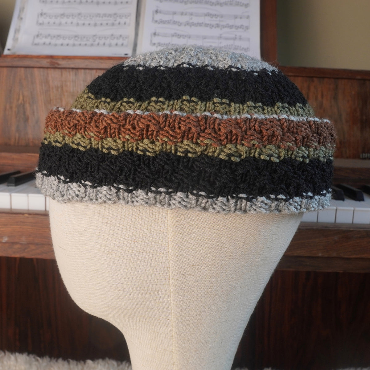 The Eastfold Reknit – Norwegian Merino Wool Beanie, Unique Colorway