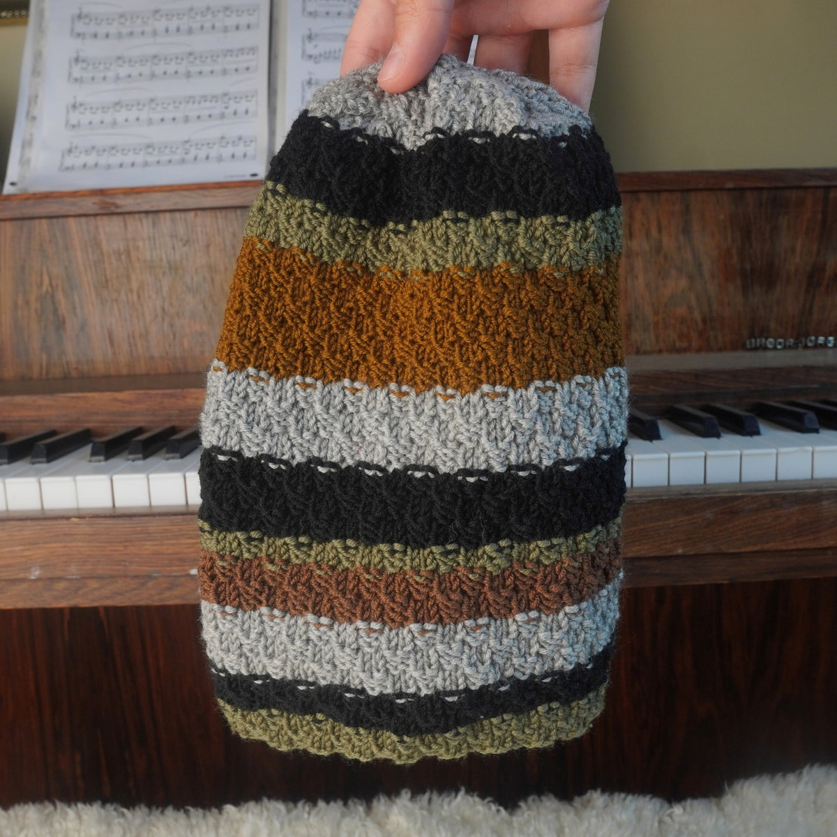 The Eastfold Reknit – Norwegian Merino Wool Beanie, Unique Colorway