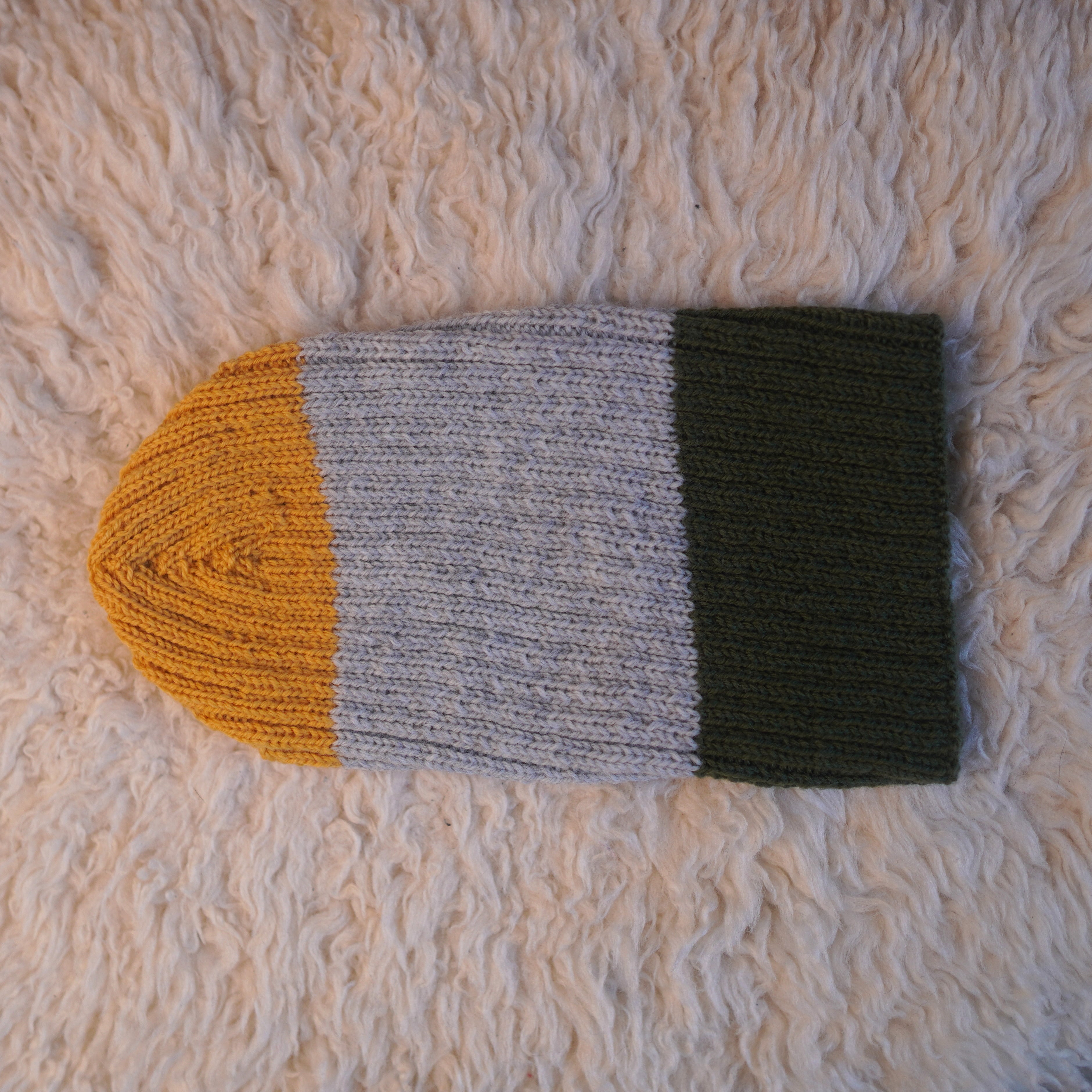Wool Beanie – Norwegian Hand-Knit, Unique Colorway | The
