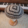 The Southlander Reknit – handgestricktes Wollmützen-Unikat in Hellbeige meliert und Nussbraun (RHF01-RK34)