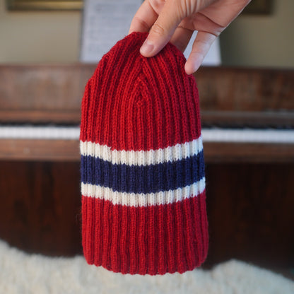 The Southlander Reknit – Norwegian Wool Beanie, Unique Colorway