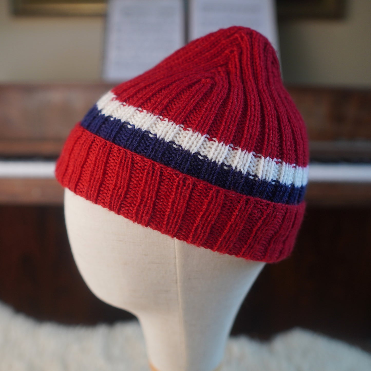 The Southlander Reknit – Norwegian Wool Beanie, Unique Colorway