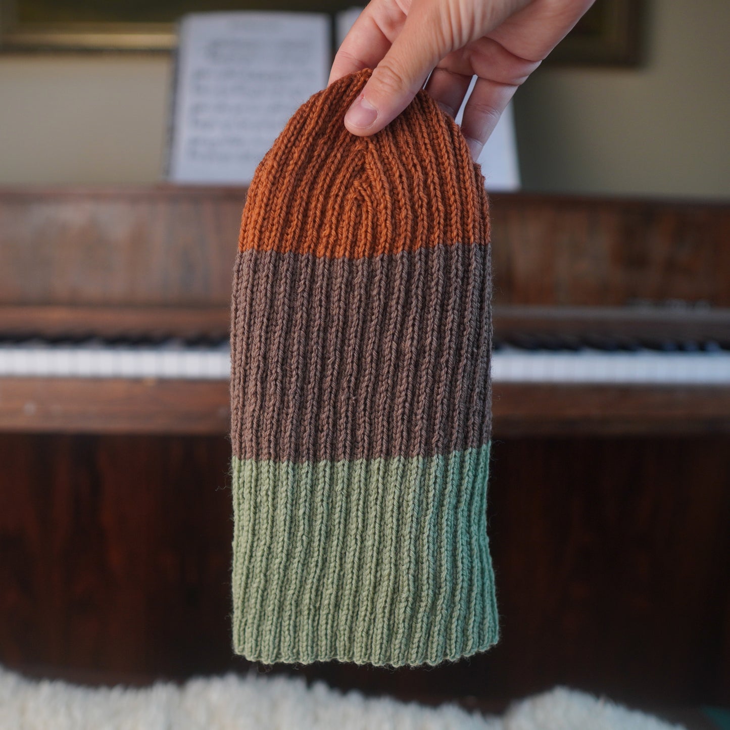 The Southlander Reknit – Norwegian Wool Beanie, Unique Colorway