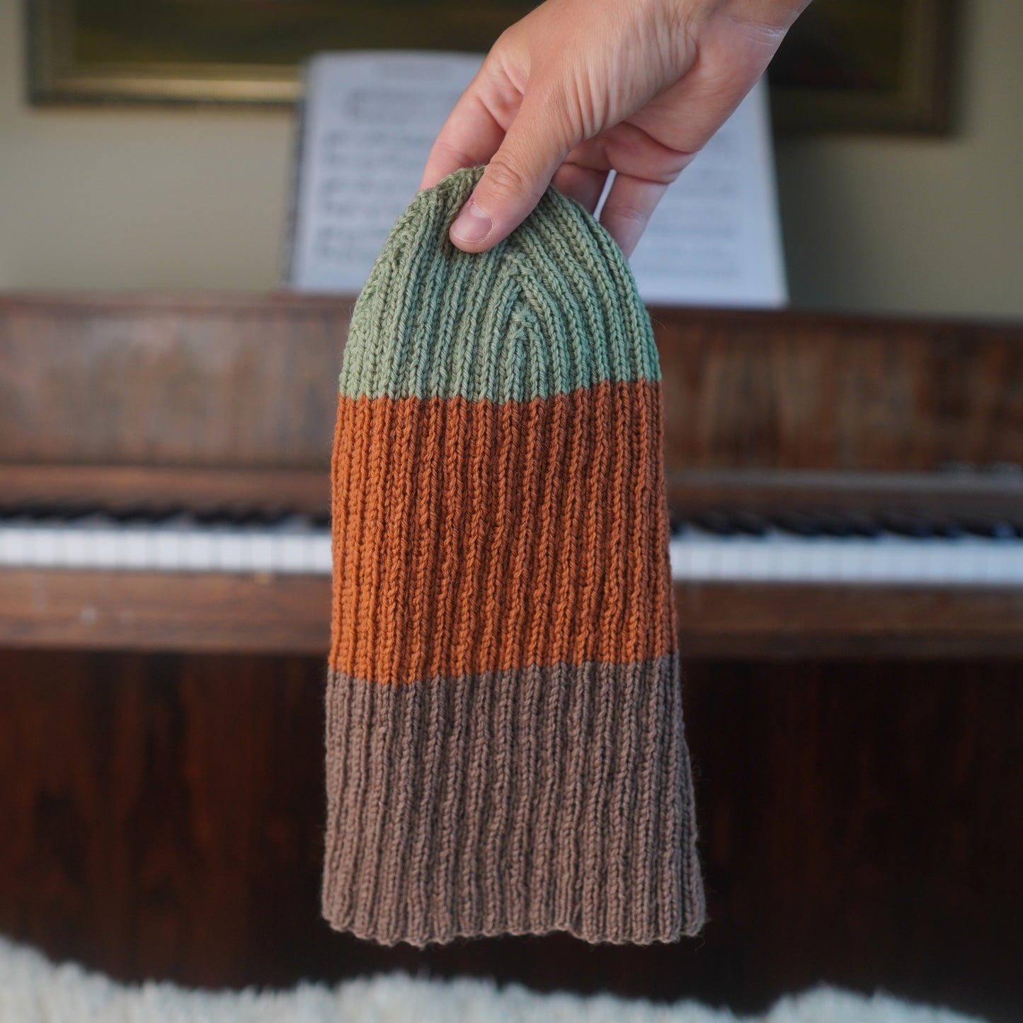 The Southlander Reknit – Norwegian Wool Beanie, Unique Colorway