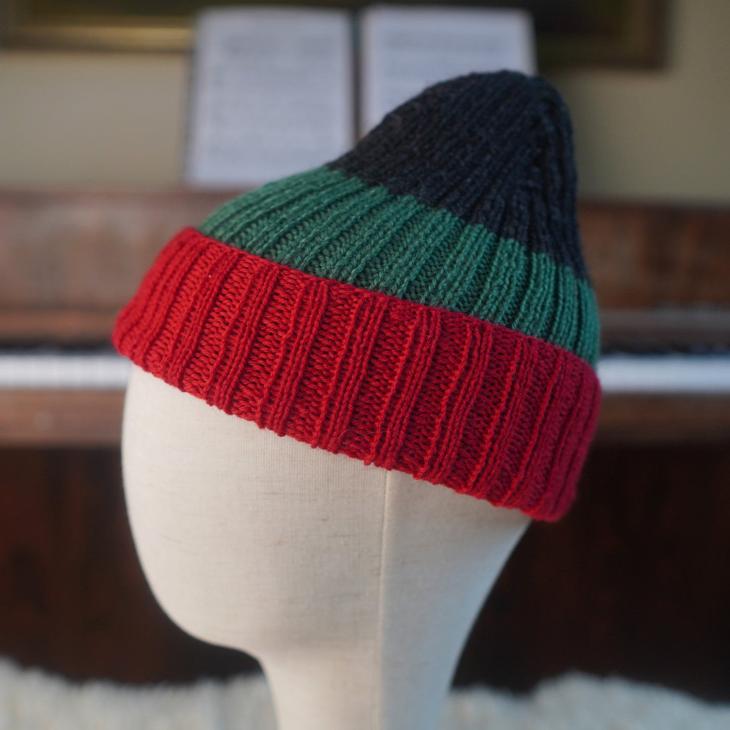 The Southlander Reknit – Norwegian Wool Beanie, Unique Colorway