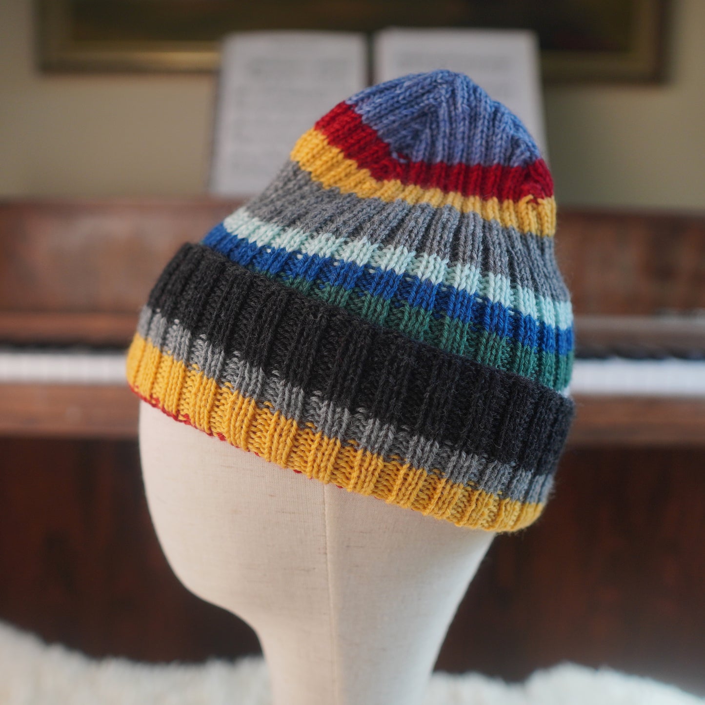 The Southlander Reknit – Norwegian Wool Beanie, Unique Colorway