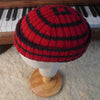 The Southlander Reknit – handgestricktes Wollmützen-Unikat in Rot und Anthrazit (RHF01-RK60)
