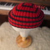 The Southlander Reknit – handgestricktes Wollmützen-Unikat in Rot und Anthrazit (RHF01-RK67)