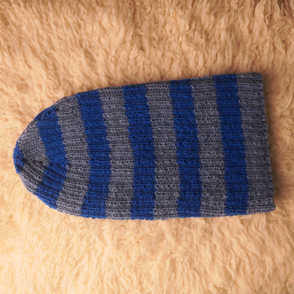 The Southlander Reknit – handgestricktes Wollmützen-Unikat in Blau und Nordisch Blau (RHF01-RK68)