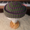 The Southlander Reknit – handgestricktes Wollmützen-Unikat in Moosgrün und Lila (RHF01-RK69)