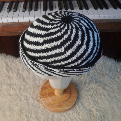 Custom order – hand knit Norwegian wool beanie in your own color combination