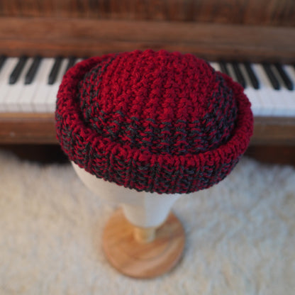 The Westcoaster Reknit – Chunky Norwegian Wool Beanie, Unique Colorway