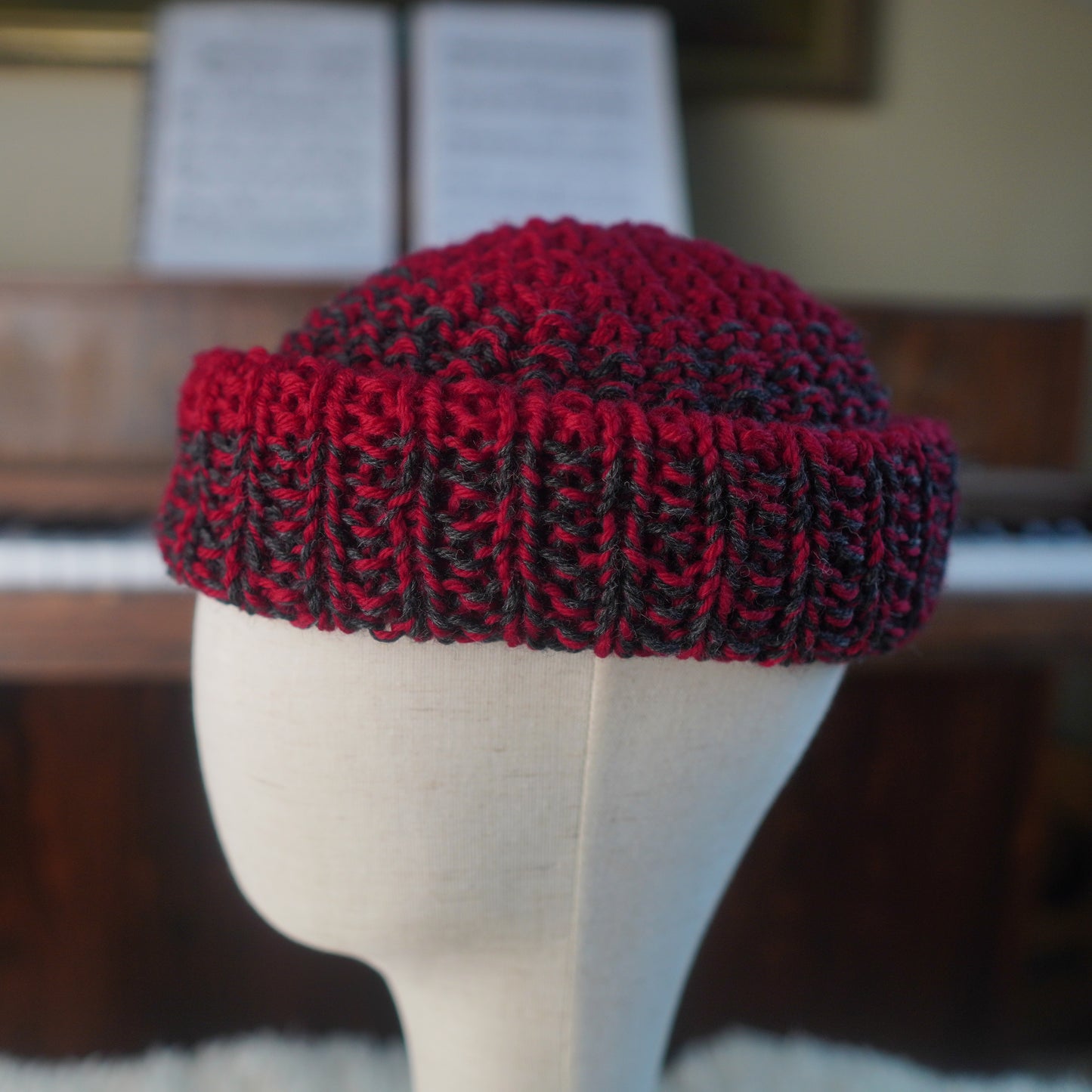 The Westcoaster Reknit – Chunky Norwegian Wool Beanie, Unique Colorway