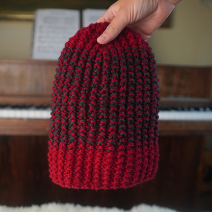 The Westcoaster Reknit – Chunky Norwegian Wool Beanie, Unique Colorway