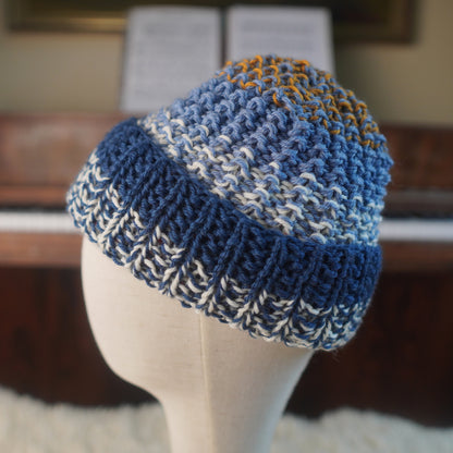 The Westcoaster Reknit – Chunky Norwegian Wool Beanie, Unique Colorway