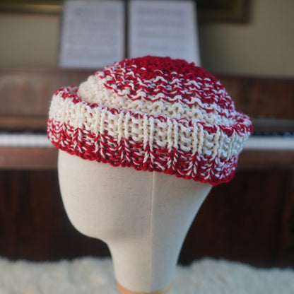 The Westcoaster Reknit – Chunky Norwegian Wool Beanie, Unique Colorway
