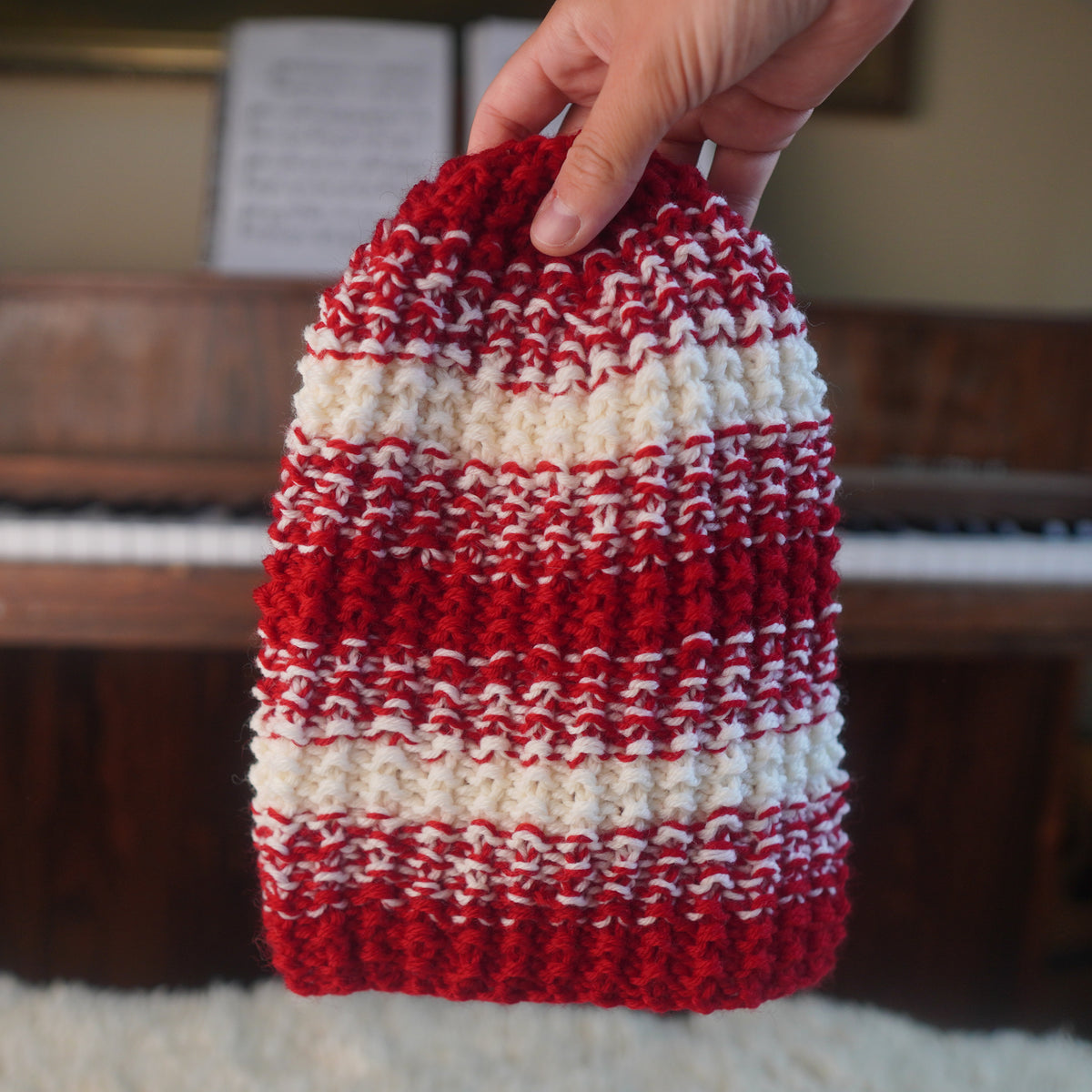The Westcoaster Reknit – Chunky Norwegian Wool Beanie, Unique Colorway