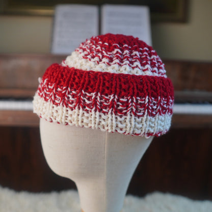 The Westcoaster Reknit – Chunky Norwegian Wool Beanie, Unique Colorway