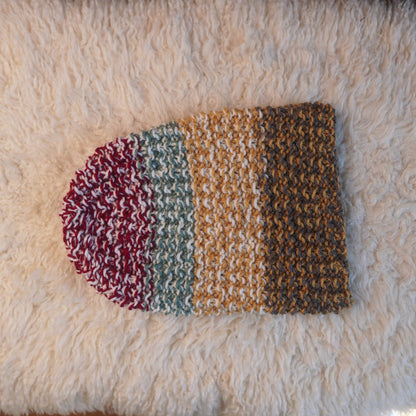 The Westcoaster Reknit – Chunky Norwegian Wool Beanie, Unique Colorway