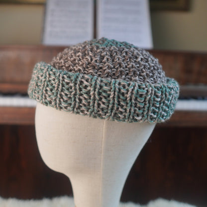 The Westcoaster Reknit – Chunky Norwegian Wool Beanie, Unique Colorway