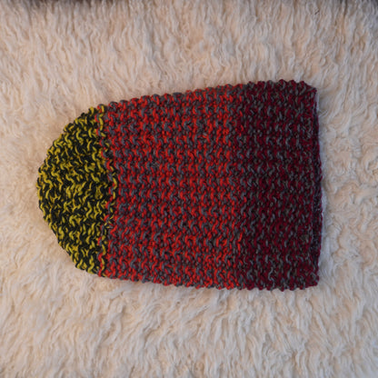 The Westcoaster Reknit – Chunky Norwegian Wool Beanie, Unique Colorway