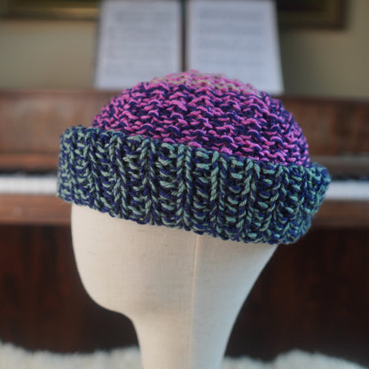 The Westcoaster Reknit – Chunky Norwegian Wool Beanie, Unique Colorway