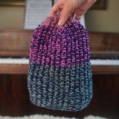 The Westcoaster Reknit – Chunky Norwegian Wool Beanie, Unique Colorway