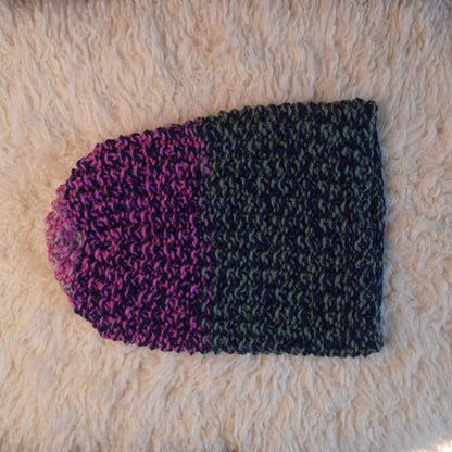 The Westcoaster Reknit – Chunky Norwegian Wool Beanie, Unique Colorway