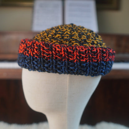 The Westcoaster Reknit – Chunky Norwegian Wool Beanie, Unique Colorway